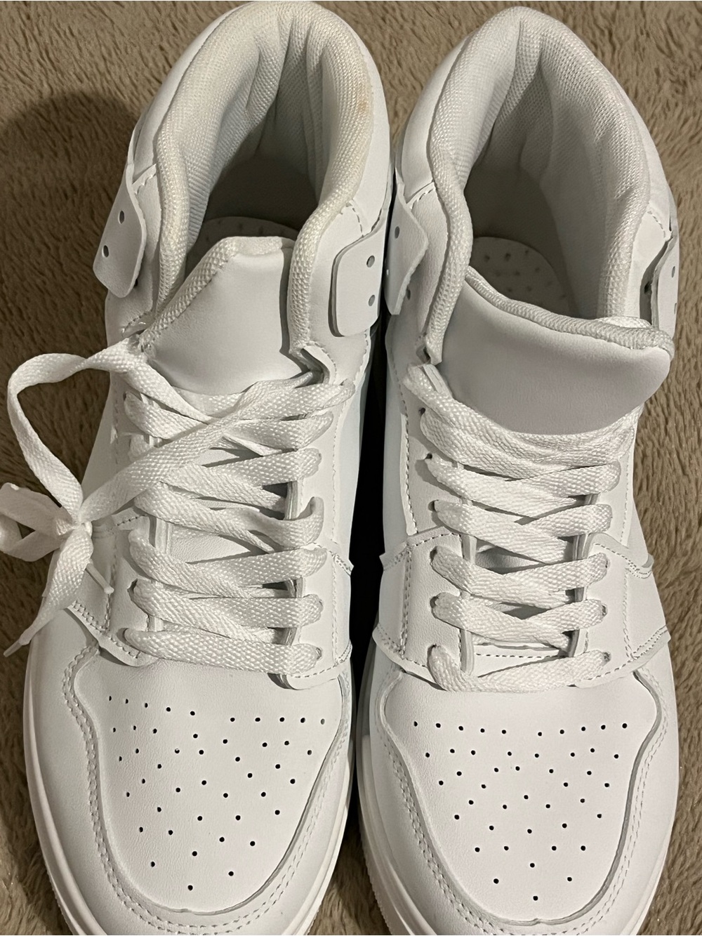 PrettyLittleThing White High-Top Trainers